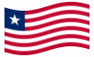 Bandera animada Liberia