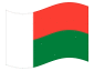 Bandera animada Madagascar