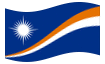 Bandera animada Islas Marshall