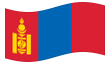 Bandera animada Mongolia