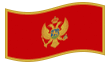 Bandera animada Montenegro