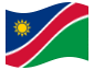 Bandera animada Namibia