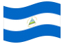 Bandera animada Nicaragua