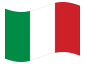 Bandera animada Italia