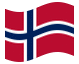 Bandera animada Noruega
