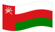 Bandera animada Omán