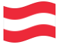 Bandera animada Austria