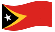 Bandera animada Timor Oriental