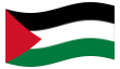 Bandera animada Territorios Autónomos Palestinos