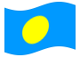 Bandera animada Palau