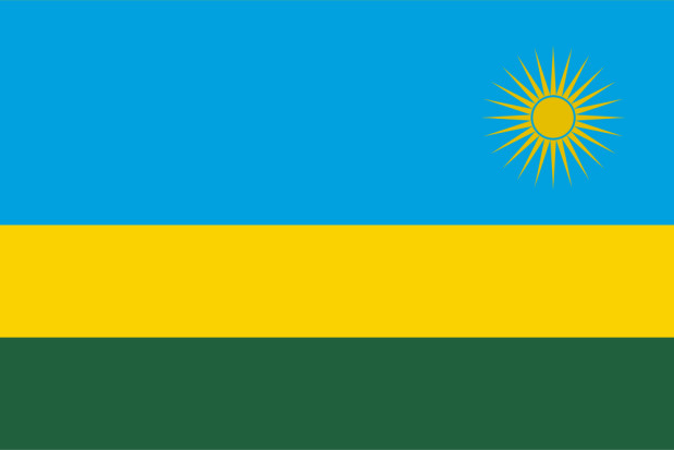 Bandera Ruanda