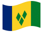 Bandera animada San Vicente y las Granadinas