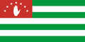 Gráficos de bandera Abjasia