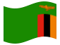 Bandera animada Zambia