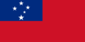 Gráficos de bandera Samoa