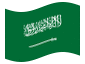 Bandera animada Arabia Saudí