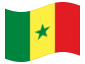 Bandera animada Senegal