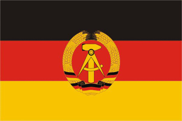 Bandera República Democrática Alemana