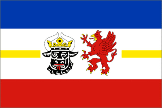 Bandera Mecklemburgo-Pomerania Occidental, Bandera Mecklemburgo-Pomerania Occidental