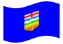 Bandera animada Alberta