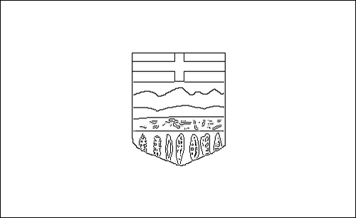 Contorno de la bandera de Alberta para colorear