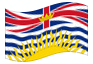 Bandera animada Columbia Británica