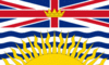 Gráficos de bandera Columbia Británica