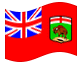 Bandera animada Manitoba