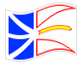 Bandera animada Terranova y Labrador
