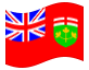 Bandera animada Ontario