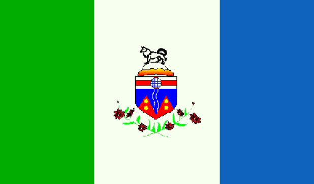 Bandera Territorio del Yukón