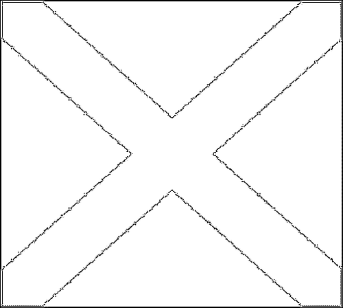 Contorno de la bandera de Alabama para colorear