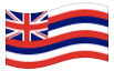 Bandera animada Hawai
