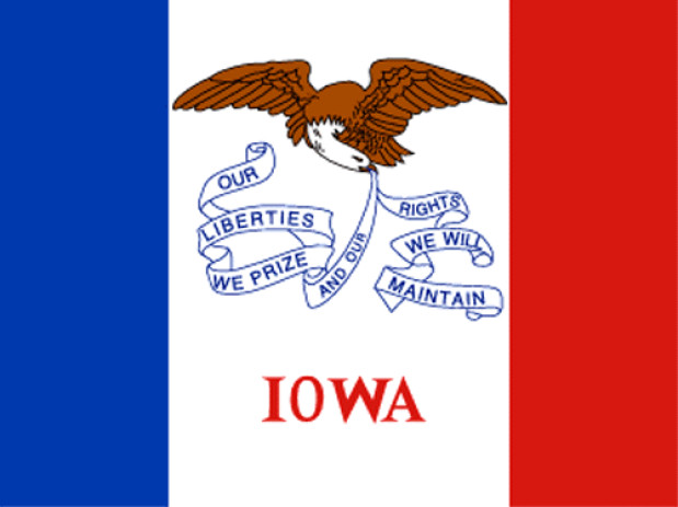 Bandera Iowa, Bandera Iowa