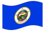Bandera animada Minnesota