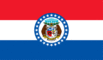 Gráficos de bandera Missouri