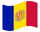 Bandera animada Andorra