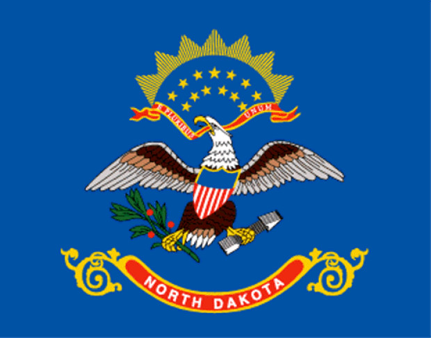 Bandera Dakota del Norte (North Dakota)