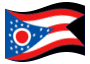Bandera animada Ohio