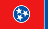 Gráficos de bandera Tennessee