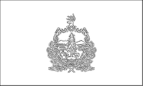 Contorno de la bandera de Vermont para colorear