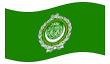 Bandera animada Liga Árabe