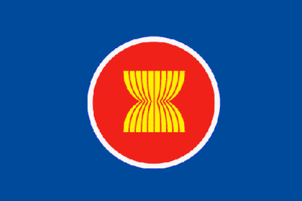 Bandera ASEAN (Asociación de Naciones del Sudeste Asiático)