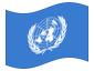 Bandera animada Naciones Unidas (ONU)