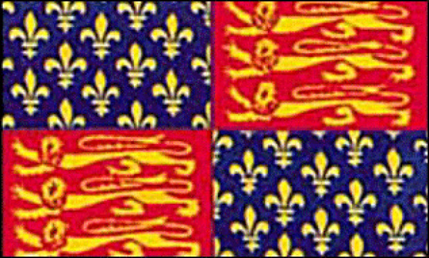 Bandera Rey Eduardo III (1312 - 1377), Bandera Rey Eduardo III (1312 - 1377)