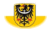 Baja Silesia (provincia prusiana)-Bandera como viñeta ovalada