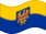 Agitar la bandera Alta Silesia (provincia prusiana) estática