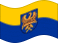 Agitar la bandera Alta Silesia (provincia prusiana) estática