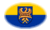 Alta Silesia (provincia prusiana)-Bandera como viñeta ovalada