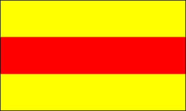 Bandera Baden sin escudo, Bandera Baden sin escudo